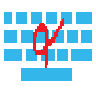 Unistroke Keyboard icon